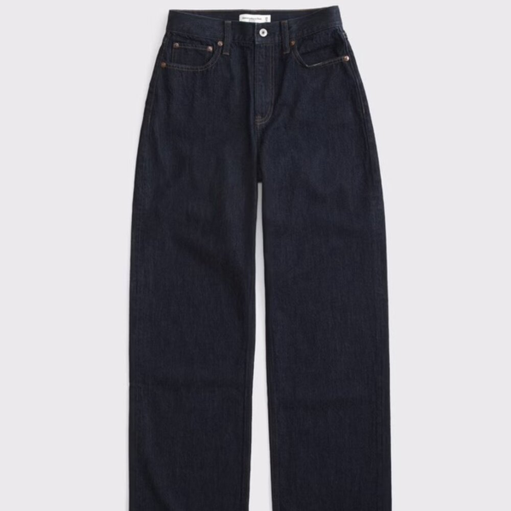 Abercrombie High Rise Loose Jean Size 28 Long / 6 Long